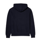 Back view of Lanzera Club Hoodie in Navy Clásico with ‘EST. 1992’ embroidery.