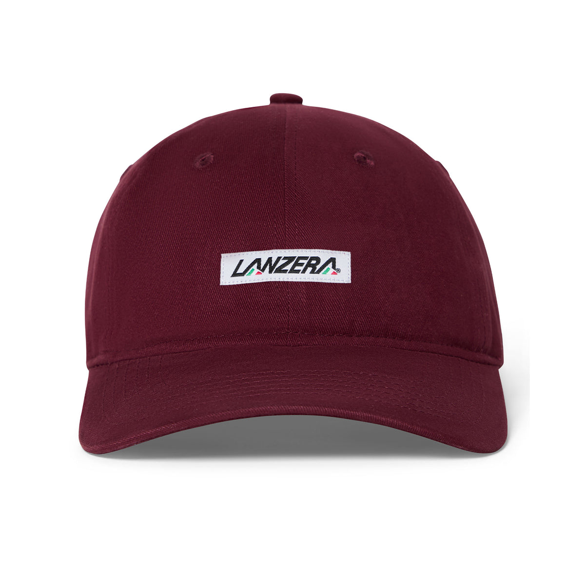 Lanzera Club Cap – Burgundy | Adjustable Football-Inspired Cap