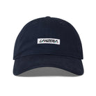 Front view of the Lanzera Club Cap in Navy featuring the stitched Lanzera club patch across the front.