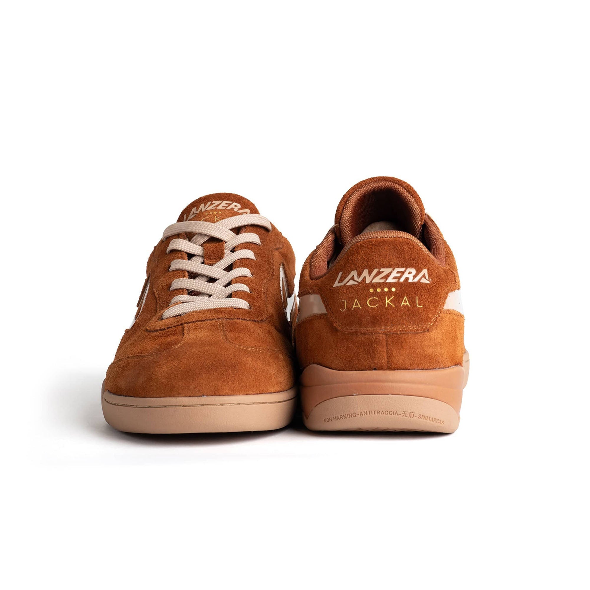Lanzera Jackal Caramello | Suede Sneakers for Futsal and Lifestyle